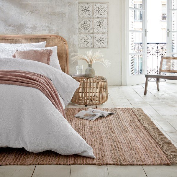 Różowy dywan z juty Flair Rugs Equinox, 160x230 cm-image-4