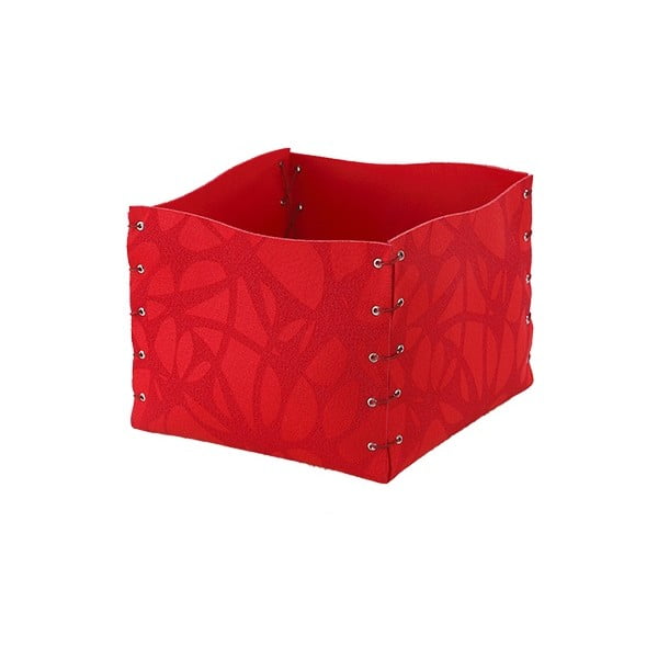 Filcowe pudełko, 25x20 cm, czerwone