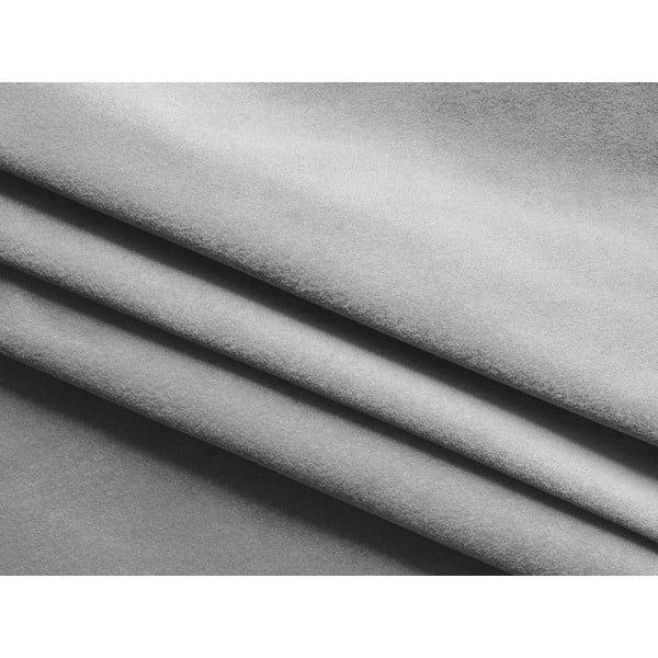 Jasnoszary aksamitny podnóżek Kapua – Makamii-image-3