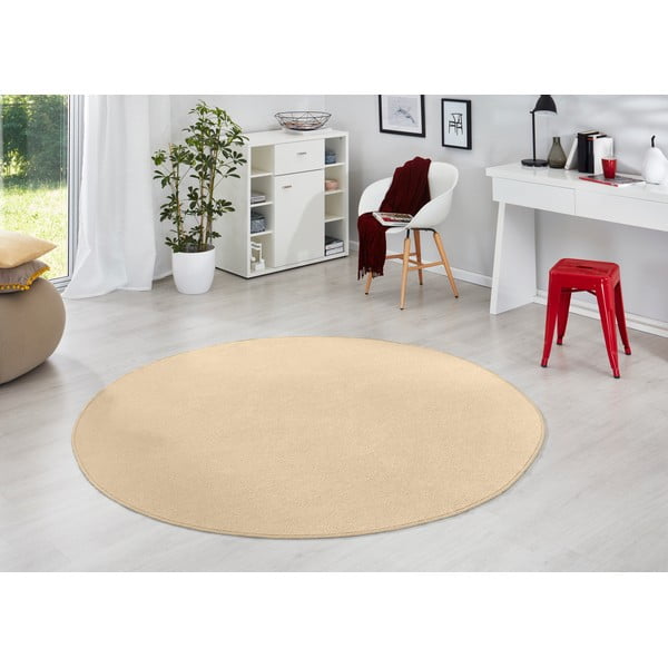 Beżowy okrągły dywan ø 200 cm Fancy – Hanse Home-image-1