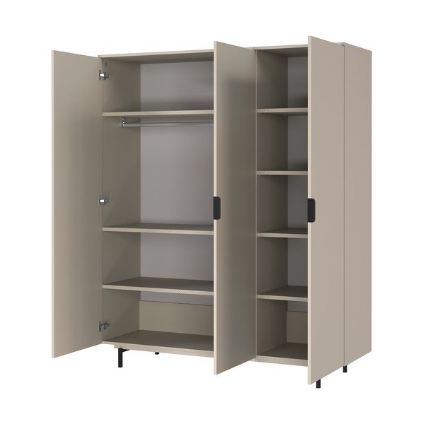 Szara szafa dziecięca 158x190x54 cm Tomino – Germania-image-3