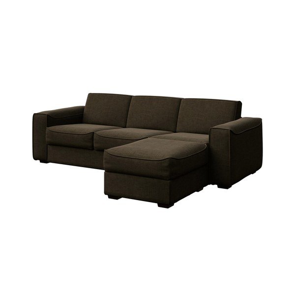Brązowa sofa rozkładana z wielofunkcyjnym szezlongiem MESONICA Munro, dł. 288 cm-image-2