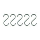 Jasnozielone wiszące metalowe haczyki zestaw 5 szt. Hang-it – Mette Ditmer Denmark