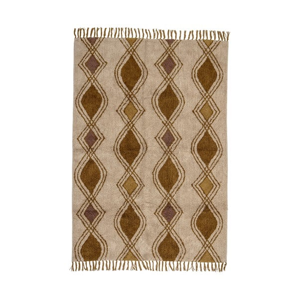 Brązowo-beżowy dywan 200x140 cm Isadora − Bloomingville