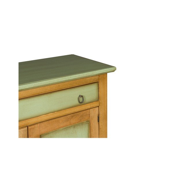 Zielono-brązowa komoda Evergreen House Credenza-image-2