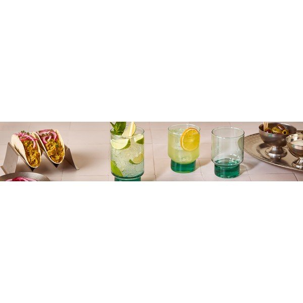 Szklanki zestaw 6 szt. do koktajli ze szkła z recyklingu 500 ml Revera – BonBistro-image-2