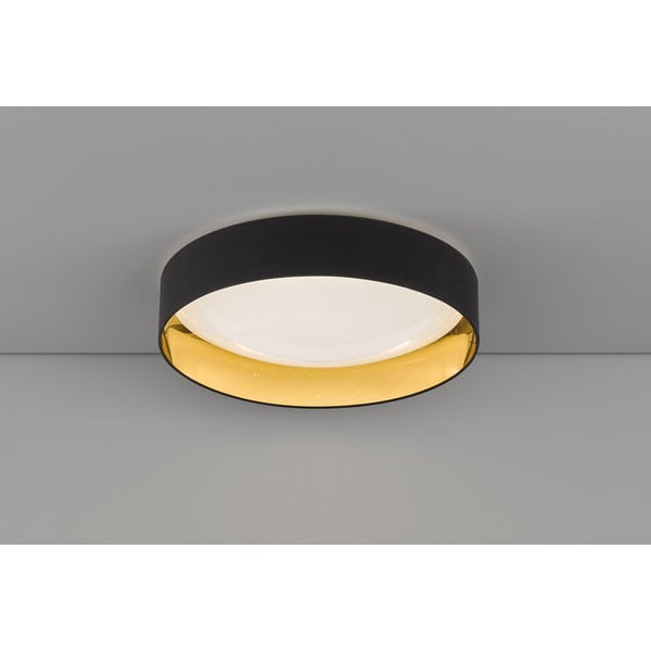 Czarna lampa sufitowa LED ze ściemniaczem Sete – Fischer & Honsel-image-1