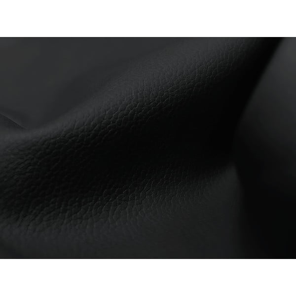 Czarny podnóżek z imitacji skóry Aloha – Makamii-image-4