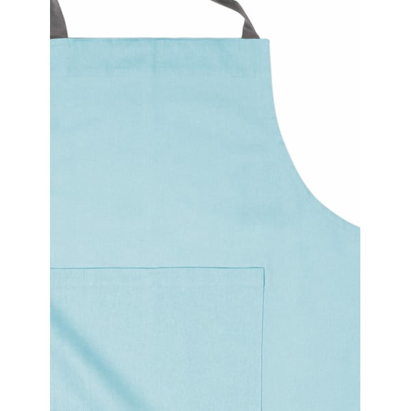 Turkusowy bawełniany fartuch kuchenny Tiseco Home Studio-image-2