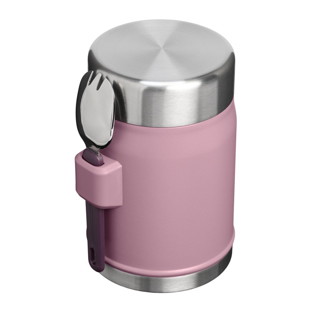 Fioletowy termos na jedzenie ze stali nierdzewnej 400 ml Legendary Food Jar + Spork Purple Smoke – Stanley (zdjęcie 3)