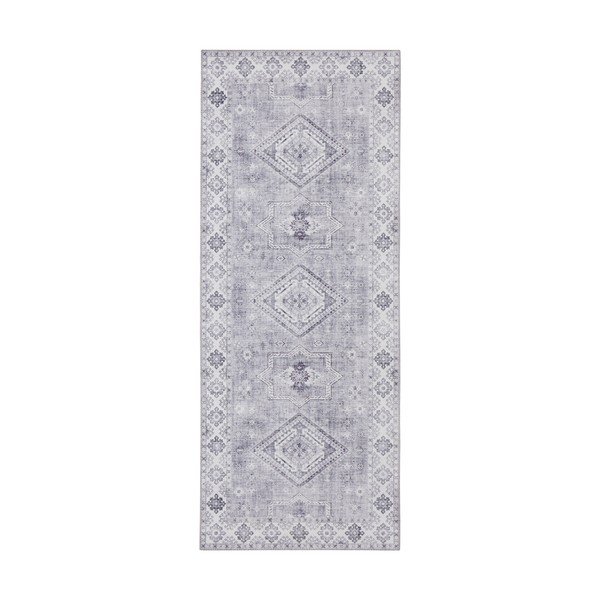 Jasnoszary chodnik Nouristan Gratia, 80x200 cm