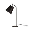 Czarna lampa stołowa z tekstylnym kloszem (wysokość 67 cm) Salihini – Opviq lights
