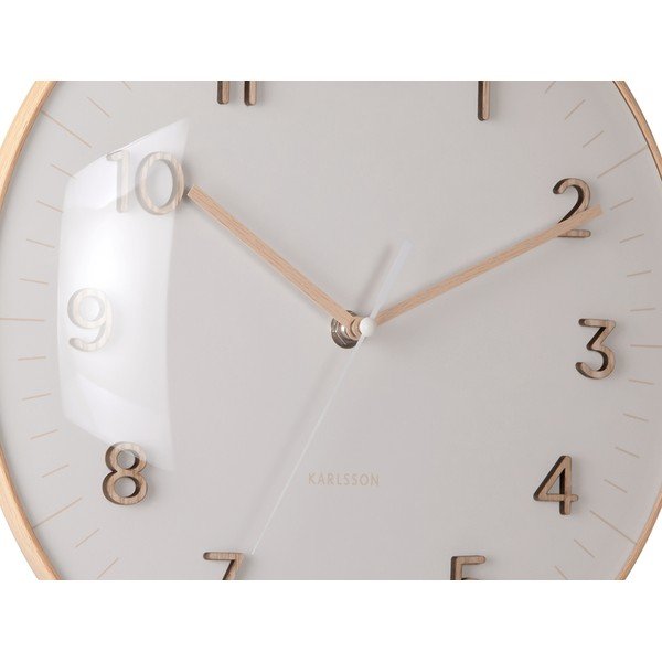 Zegar ścienny ø 30 cm Esencia Dome – Karlsson-image-1