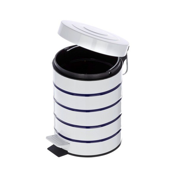 Biało-niebieski kosz na śmieci Wenko Marine, 3 l-image-3