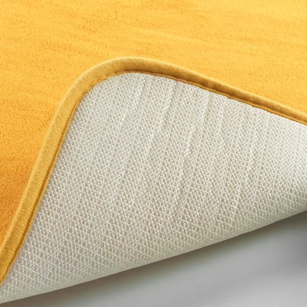 Żółty dywanik łazienkowy 50x120 cm Vitamine – douceur d'intérieur-image-4