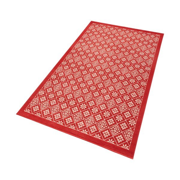 Czerwony dywan Hanse Home Gloria Tile, 160x230 cm-image-3