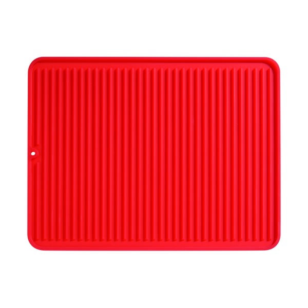 Czerwony ociekacz do naczyń iDesign Lineo, 40x32 cm-image-2
