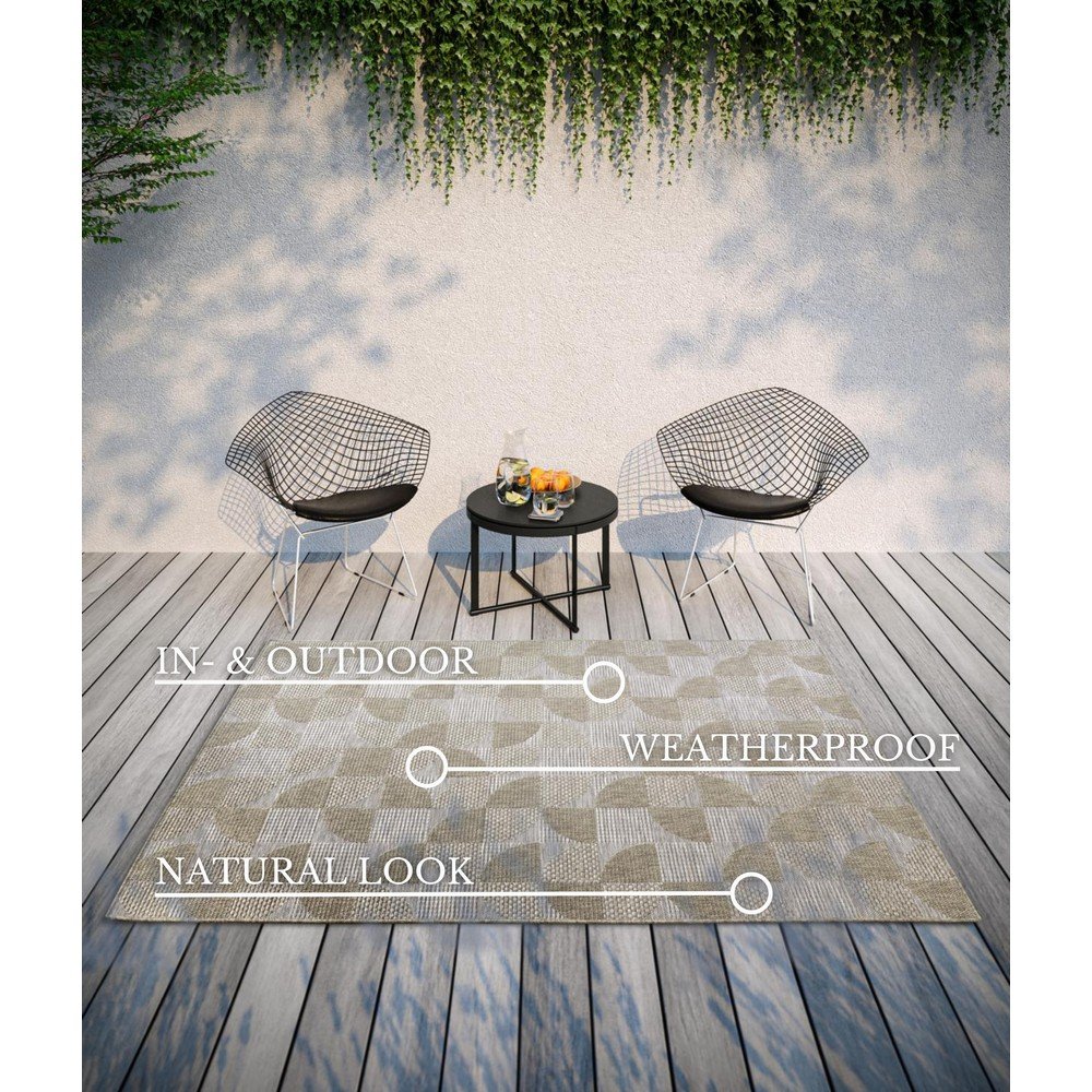 Dywan odpowiedni na zewnątrz w naturalnym kolorze 155x230 cm Margaretha – Villeroy&Boch (zdjęcie 10)