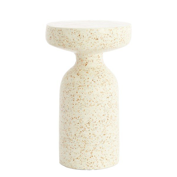 Okrągły stolik z lastryko ø 32 cm Moravit – Light & Living