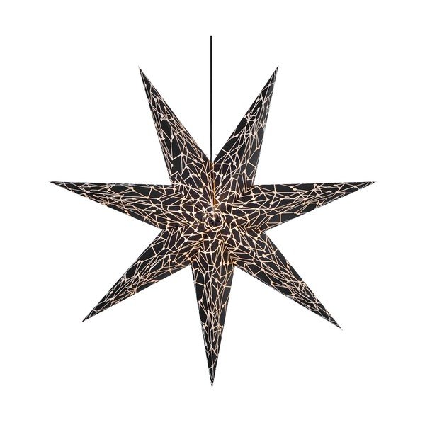 Czarna świąteczna dekoracja świetlna Karla – Markslöjd