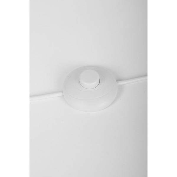 Lampa stojąca z białymi metalowymi nogami i beżowym kloszem Bonami Essentials Kiki-image-1