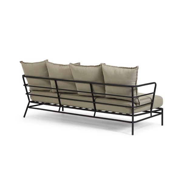 Beżowa sofa ogrodowa z metalową konstrukcją Kave Home Mareluz-image-4
