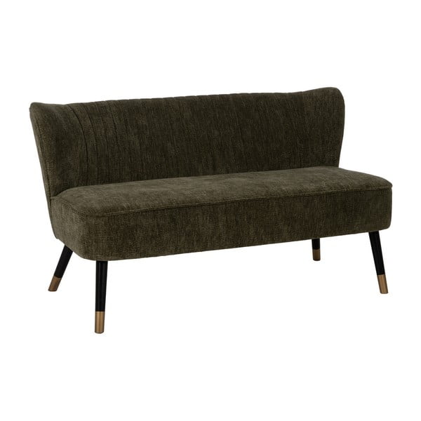 Zielona sofa  z tkaniny szenilowej 134 cm Glam – Ixia-image-2