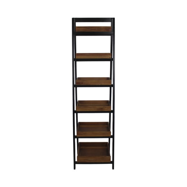 Brązowo-czarna biblioteczka HSM collection Ladder