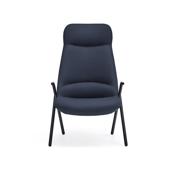 Ciemnoniebieski fotel Teulat Dins, wys. 114 cm-image-2