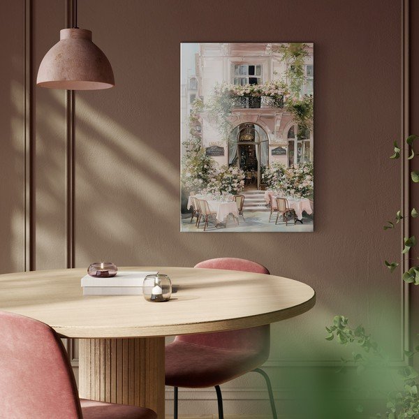 Obraz 60x80 cm Café de Fleurs – Styler-image-1