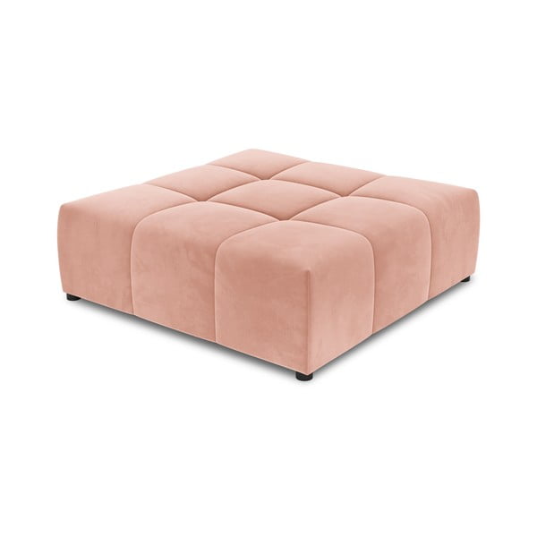 Różowy moduł aksamitnej sofy Rome Velvet – Cosmopolitan Design