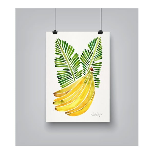 Plakat Americanflat Banana Bunch by Cat Coquillette, 30x42 cm
