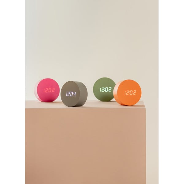 Budzik cyfrowy ø 9 cm Spry Round – Karlsson-image-2