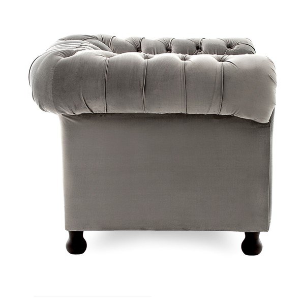 Szary fotel Vivonita Chesterfield -image-3
