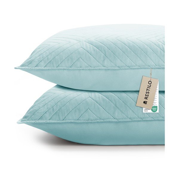 Poszewki na poduszki zestaw 2 szt. z mikrowłókna 45x45 cm Softa – Restilo