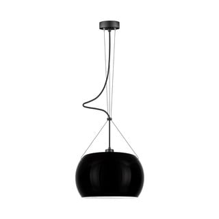 Czarna błyszcząca lampa wisząca Sotto Luce MYOO Elementary