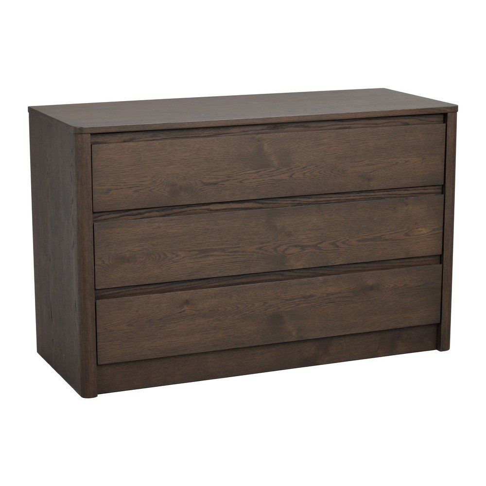 Komoda w dekorze dębu w ciemnym naturalnym kolorze 110x70x45 cm Melstone – Rowico