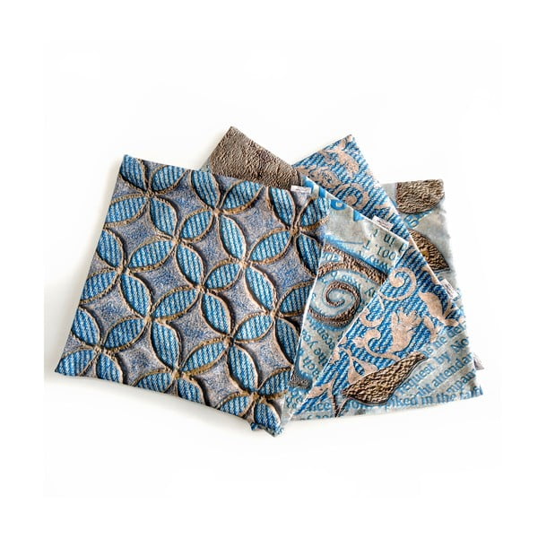 Zestaw 4 poszewek na poduszki i beżnika – Mila Home-image-1