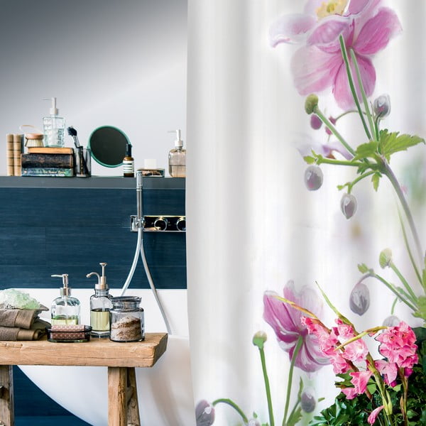 Zasłona prysznicowa 180x200 cm Anemone – Spirella-image-1