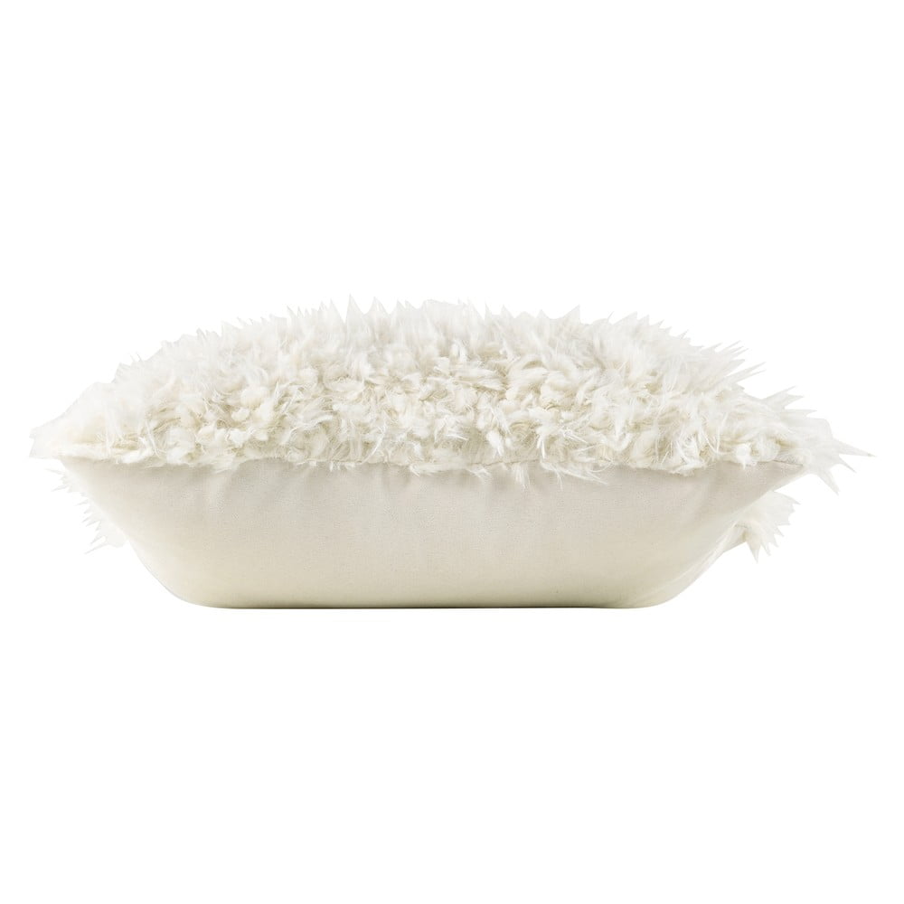Poduszka dekoracyjna ze sztucznego futra 45x45 cm Mouton – douceur d'intérieur (zdjęcie 4)