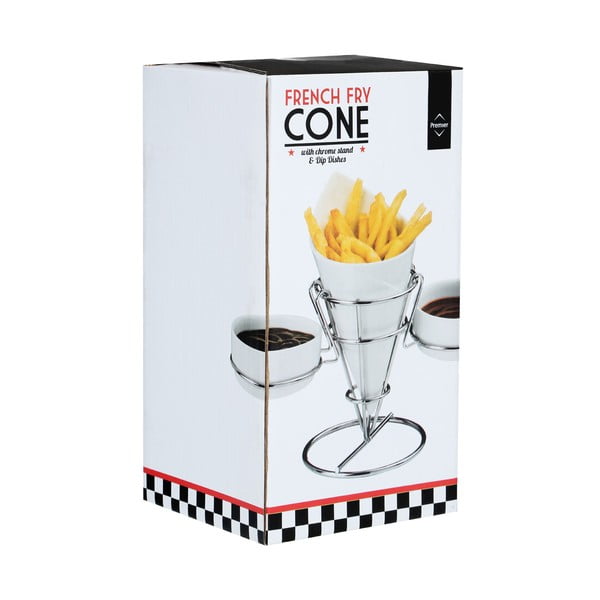 Stojak na frytki i dipy Premier Housewares French Fry Cone-image-3