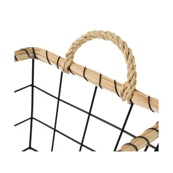 Druciane metalowe koszyki zestaw 6 szt. – Casa Selección-image-3