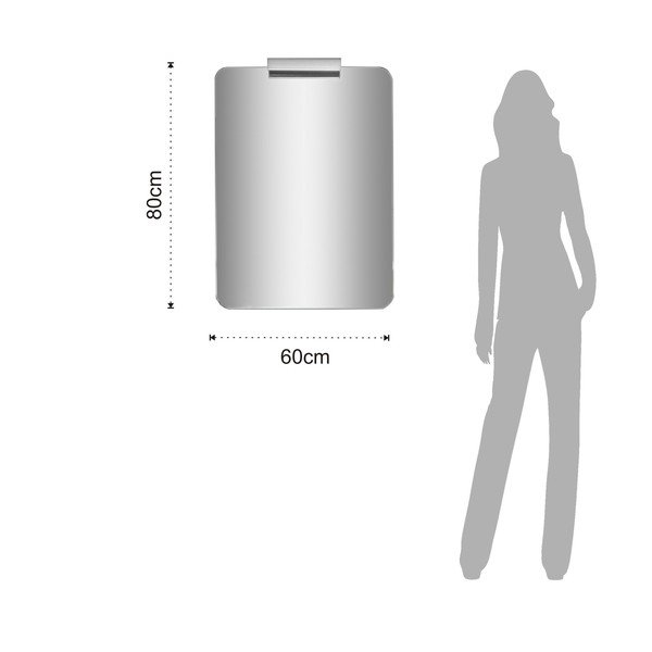Lustro ścienne z oświetleniem LED Tomasucci, 60x80 cm-image-3