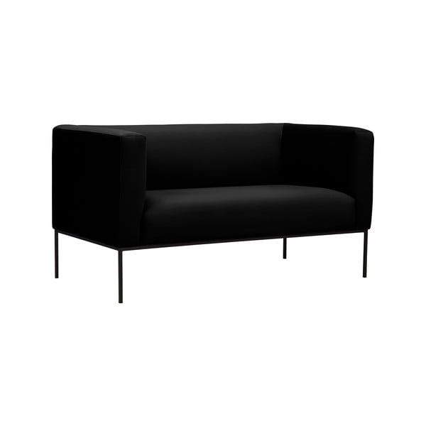 Czarna sofa Windsor & Co Sofas Neptune, 145 cm-image-2