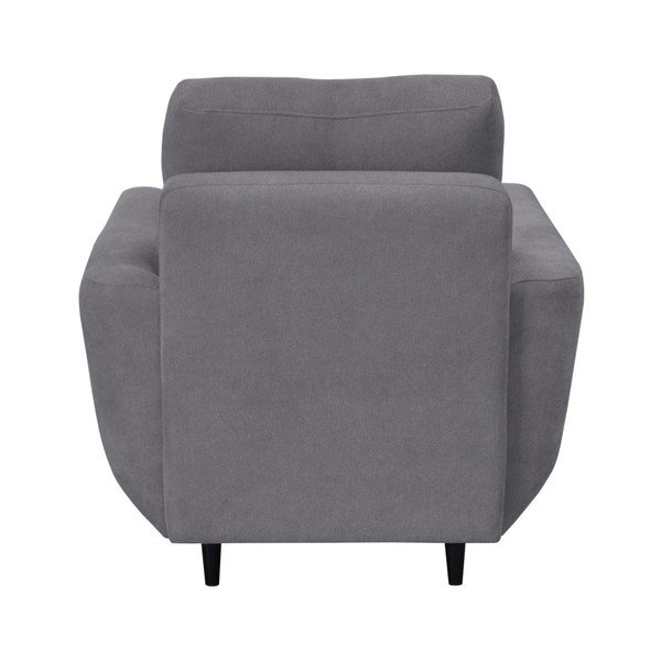 Szary fotel z ciemnymi nogami Mazzini Sofas Cedar-image-3