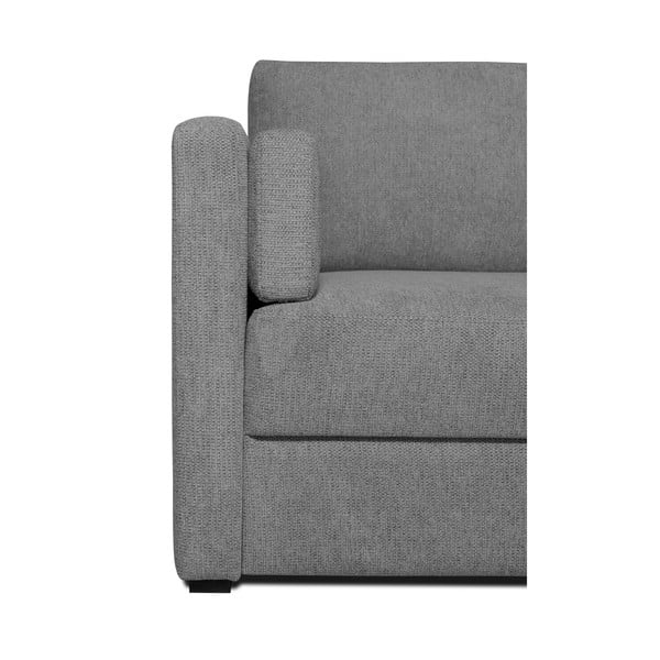 Szara sofa rozkładana 218 cm Resmo – Scandic-image-4