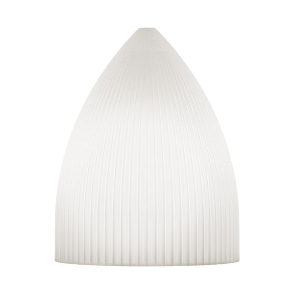 Biała lampa wisząca VITA Copenhagen Ripples Slope, Ø 15 cm