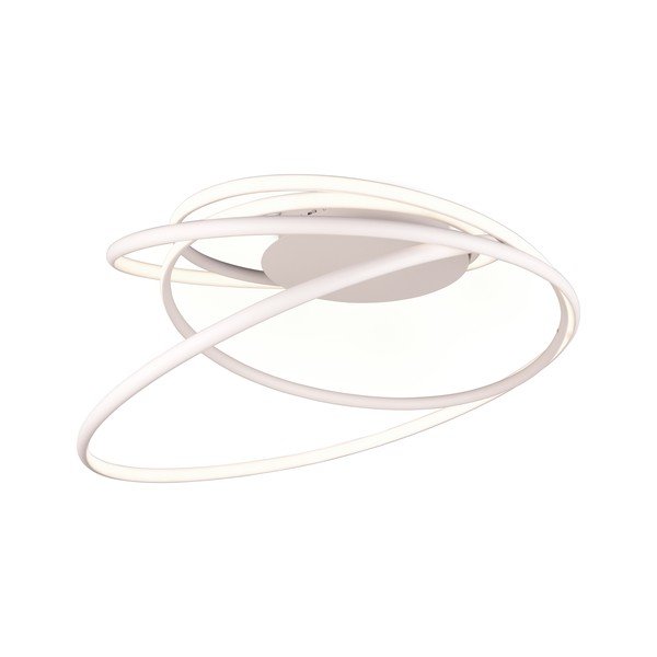Biała lampa sufitowa LED z metalowym kloszem Nala – Trio Select-image-1