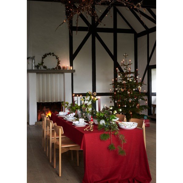 Biały porcelanowy wazon świąteczny Kähler Design Hammershøi, wys. 13 cm-image-2