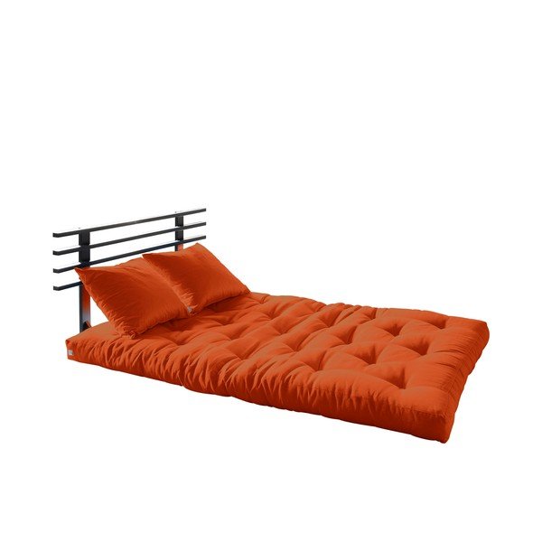 Sofa rozkładana Karup Shin Sano Black/Orange-image-3